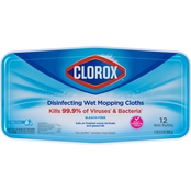 Clorox Disinfecting Rain Clean Wet Mop Cloths 12 ct.