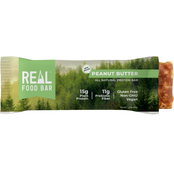 Real Food Bar Vegan Protein Bars, Peanut Butter 24 ct., 2.12 oz. each