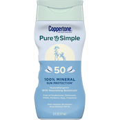 Coppertone Pure and Simple SPF 50 Lotion 6 oz.