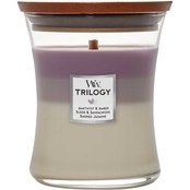 WoodWick Amethyst Sky Medium Hourglass Trilogy Candle