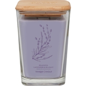 Yankee Candle Peaceful Lavender and Sea Salt Large Well Living 2 Wick Square Candle