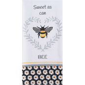 Kay Dee Designs Sweet as Can Bee Dual Purpose Terry Towel
