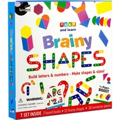 SpiceBox Play and Learn Brainy Blocks and Shapes Set