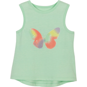 Gumballs Infant Girls Butterfly Graphic Jersey Tank