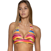 Lavish Halter Sunrise Bikini Top