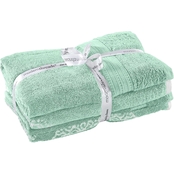 Modern Threads Artesia Damask 6 pc. Reversible Yarn Dyed Towel Set