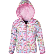 Limited Too Girls Butterfly Packable Jacket