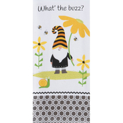 Kay Dee Designs Save the Gnome What's the Buzz Dual Purpose Terry Towel