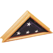 Annin Oak Commemorative Flag Case
