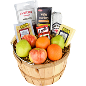 Capital City Fruit Premium Fruit and Artisan Meat and Cheese Basket 15 pc.