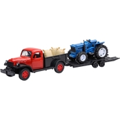 New Ray 1:32 Dodge Vintage Truck and Farm Tractor Toy Set