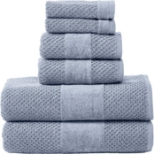 Modern Threads Textured 6 pc. Towel Set