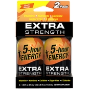 5 Hour Energy Extra Strength Drink, 2 pk.