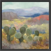 Inkstry High Desert II Framed Canvas Giclee
