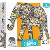 Paper House Productions Elephant Shaped Jigsaw Puzzle
