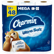Charmin Ultra Soft Mega Roll Toilet Paper 12 pk.