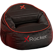 X Rocker Structured Gaming Bean Bag, Black and Red