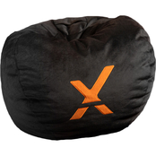 X Rocker Oversized Gaming Bean Bag, Black and Orange