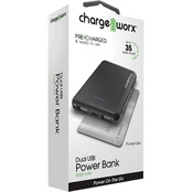 ChargeWorx 5000mAh Dual USB Power Bank