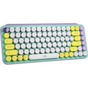 Logitech POP Keys Wireless Keyboard with Customizable Emoji Keys Daydream Mint