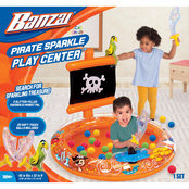 Banzai Pirate Sparkle Play Center Inflatable Ball Pit