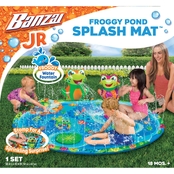 Banzai Froggy Pond Splash Mat Sprinkler Outdoor Toy