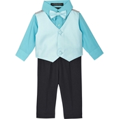 Andrew Fezza Infant Boys Woven Suit 4 pc. Set