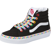Vans Girls SK8-Hi Rainbow Checkerboard Sneakers