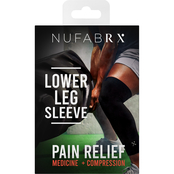 Nufabrx Pain Relieving Medicine Compression Lower Leg Sleeve