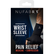 Nufabrx Pain Relieving Medicine Compression Wrist Sleeve