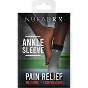 Nufabrx Pain Relieving Medicine Compression Ankle Sleeve