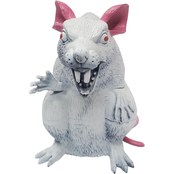 Ice Design Factory 7 in. High Standing Evil White Rat with Blood Red Eyes