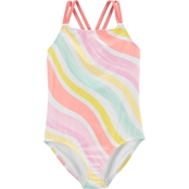 Carter's Girls Striped One Piece Swimsuit