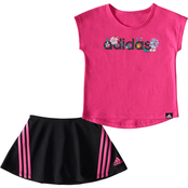 adidas Infant Girls Graphic Tank Top and Skort 2 pc. Set