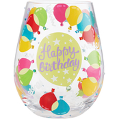 Lolita Stemless Wine Glass Birthday Balloons