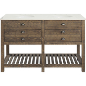 Coast to Coast Accents Two Drawer Double Vanity Sink
