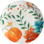 Gibson Home Country Harvest 10.5 in. Dinner Plate