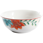 Gibson Home Country Harvest 9.5 in. Decorated Serving Bowl