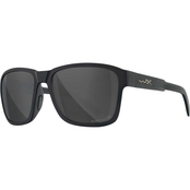 Wiley X WX Trek Matte Black Frame with Captivate Polarized Grey Lens Sunglasses