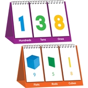 Junior Learning Base Ten Educational Flip Card Set