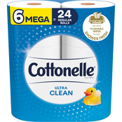 Cottonelle Ultra CleanCare Mega Roll Bath Tissue 6 pk.
