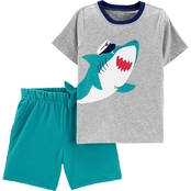Carter's Toddler Boys Shark Tee and Shorts 2 pc. Set