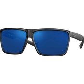 Costa Del Mar Rincon Mirror Injected Rectangle Polarized Sunglasses 06S9018