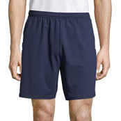 Champion Hanes Men's Essentials Jersey Shorts with Pockets