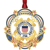 ChemArt Patriotic Coast Guard Ornament