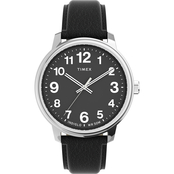 Timex Easy Reader Bold 43mm Leather Strap Watch TW2V21400JT
