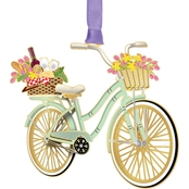 ChemArt Traveling Bikes and Baskets Ornament