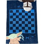 Disney The Mandalorian Checkers 60 x 90 in. Game Blanket