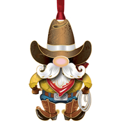 ChemArt A Cowboy Gnome Ornament