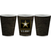 Mitchell Proffitt Army Star Logo Sublimation Shot Glass